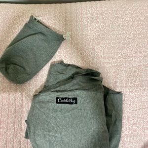 Cuddlebug Baby Wrap Sling Gray